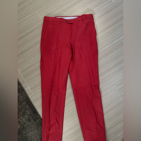 Eredi Pisano Red Dress Pants - Picture 1 of 3